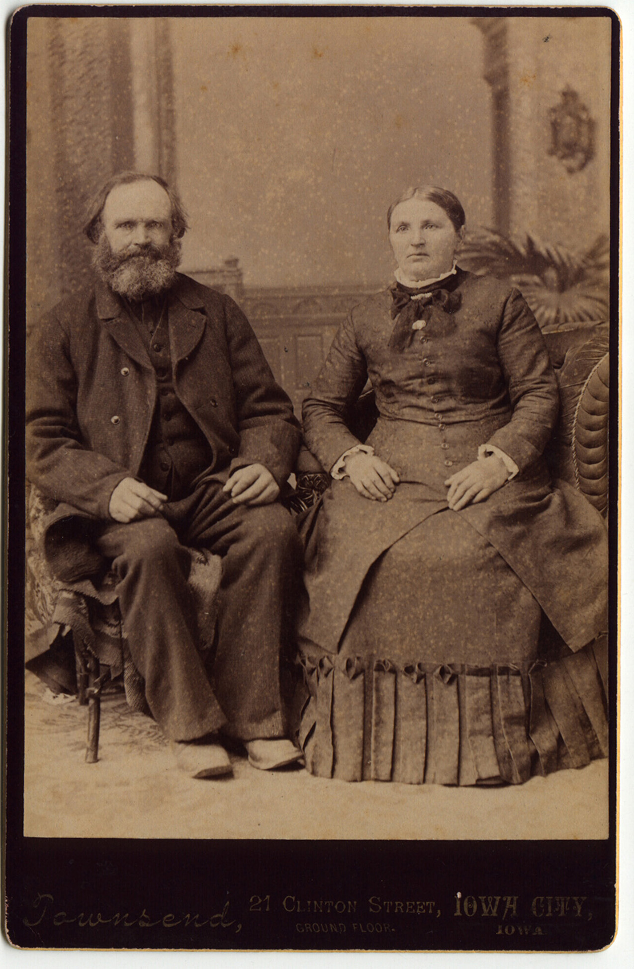 Augustus & Fredeericka Buck circa 1880