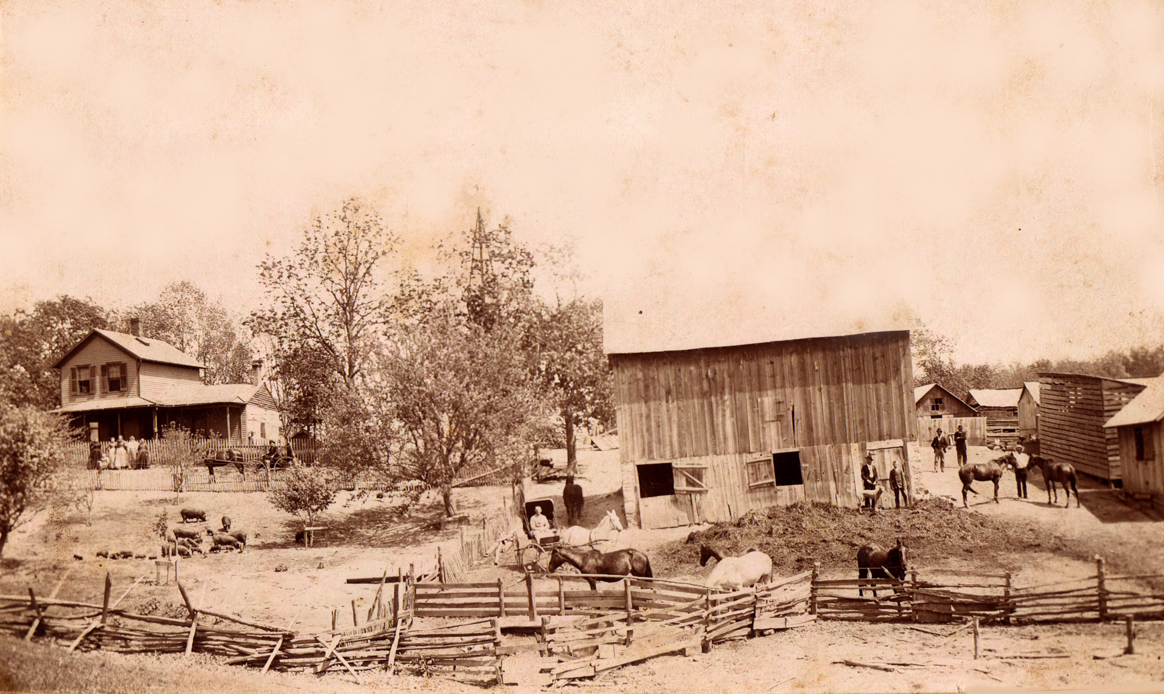 August & Fredericka Buck farmstead home circa late 1890's to early 1900's